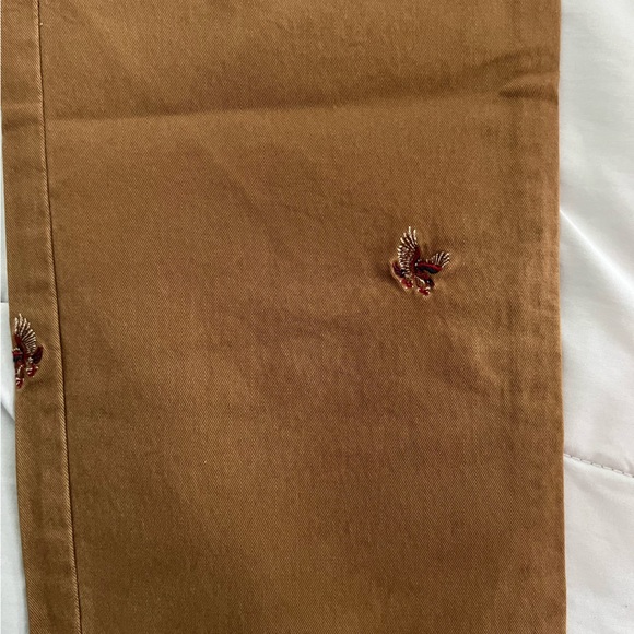 Men’s gap embroidered slim fit khaki chinos - Picture 2 of 6